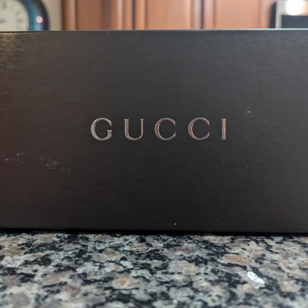 Gucci Black wallet with box